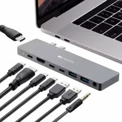 CANYON hub DS-8 8in1 Thunderbolt 4k Space Grey