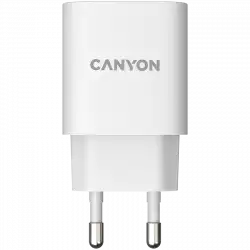 CANYON charger H-20-04 PD 20W QC 3.0 18W USB-A USB-C White