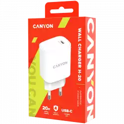 CANYON charger H-20-02 PD 20W USB-C White