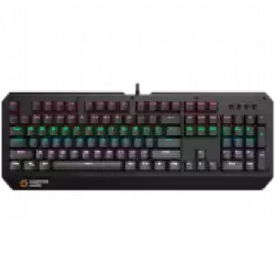 CANYON Hazard GK-6, Wired multimedia gaming keyboard with lighting effect, 108pcs rainbow LED, Numbers 104keys, EN double injection layout, cable length 1.8M, 450.5*163.7*42mm, 0.90kg, color black