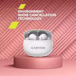 CANYON headset TWS-8  ENC White