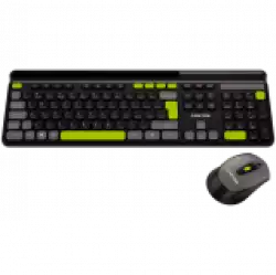 CANYON HSET-W5 EN Keyboard+Mouse AAA+AA Wireless Black