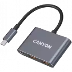 CANYON hub DS-3 3in1 USB-C Dark Grey CANYON hub DS-3 3in1 USB-C Dark Grey