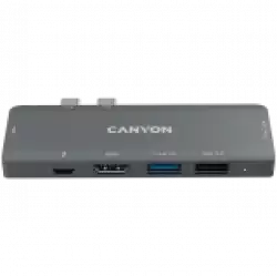 CANYON hub DS-5 7in1 Thunderbolt 3 Space Grey