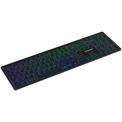 CANYON keyboard HKB-W11 UK/US RGB Dual Mode Wireless Black