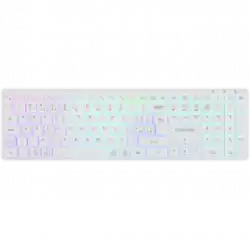 CANYON keyboard HKB-W11 UK/US RGB Dual Mode Wireless White