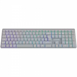 CANYON keyboard HKB-W11 UK/US RGB Dual Mode Wireless Grey