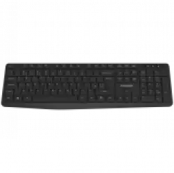 CANYON keyboard KB-W01 EN/BG Wireless Black                          