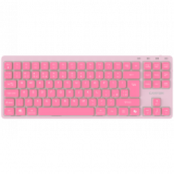 CANYON Keyboard OnType 10 Low Profile EN Wired Pink