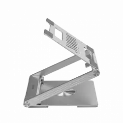 Canyon Laptop stands with hub, TYPE C F to HDMI2.0+2USB3.0+USBC3.0+RJ45+PD, TYEP C TO C cable 1m white with Emarker: HUSB332A, Material: Aluminum case+ABS+PS, Size: 245x240x27.2+/-0.3mm, Weight:1304g