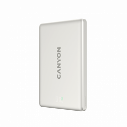 CANYON magnetic power bank OnPower 500 PD20W 5000mAh Aluminium Star Grey