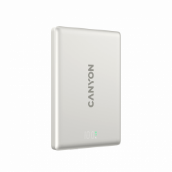 CANYON magnetic power bank OnPower 500 PD20W 5000mAh Aluminium Star Grey