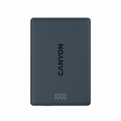 CANYON magnetic power bank OnPower 500 PD20W 5000mAh Aluminium Interstellar Black