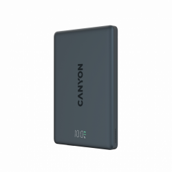 CANYON magnetic power bank OnPower 500 PD20W 5000mAh Aluminium Interstellar Black