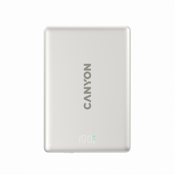 CANYON magnetic power bank OnPower 500 PD20W 5000mAh Aluminium Star Grey