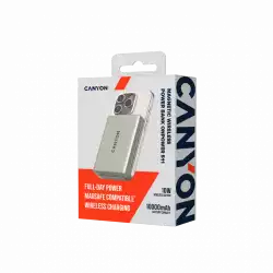 CANYON magnetic power bank OnPower 511 PD20W 10000mAh Aluminium Star Grey                          