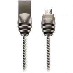 CANYON cable UM-5 MicroUSB 10W 1m Dark Grey