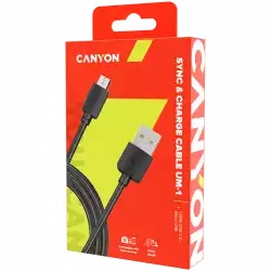 CANYON Micro USB cable, 1M, Black