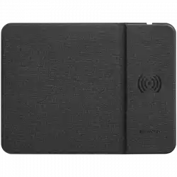 CANYON MP-W5, Mouse Mat with wireless charger, Input 5V/2A,9V2A Output 5W/7.5W/10W, 324*244*6mm, USB Type C cable length 1m, Black, 220g
