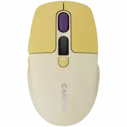 CANYON mouse MW-26 LCD Silent Dual Mode Wireless Yellow                          