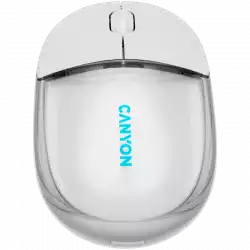 CANYON mouse OnClick 24 BT/ Wireless Transparent/White