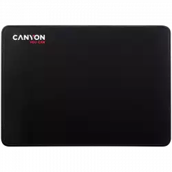 CANYON MP-4, Mouse pad,350X250X3MM,Multipandex,fully black with our logo (non gaming),blister cardboard