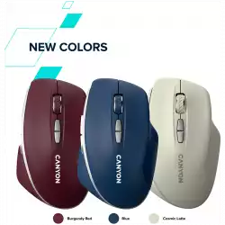 CANYON mouse MW-21 BlueLED 7buttons Wireless Burgundy Red