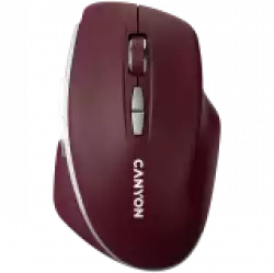 CANYON mouse MW-21 BlueLED 7buttons Wireless Burgundy Red
