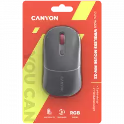 CANYON mouse MW-22 2in1 BT/ Wireless Dark Grey