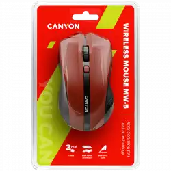 CANYON mouse MW-5 Wireless Red