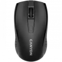 CANYON MW-7, 2.4Ghz wireless mouse, 6 buttons, DPI 800/1200/1600, with 1 AA battery ,size 110*60*37mm,58g,black
