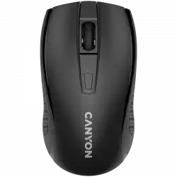 CANYON MW-7, 2.4Ghz wireless mouse, 6 buttons, DPI 800/1200/1600, with 1 AA battery ,size 110*60*37mm,58g,black
