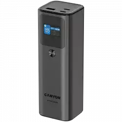 CANYON power bank PB-2010 TFT 27000 mAh 97.2Wh PD140W QC 3.0 Dark Grey
