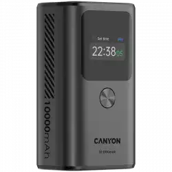 CANYON power bank OnPower 130 TFT 10000 mAh PD30W Dark Grey