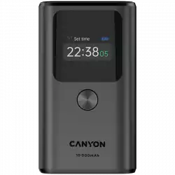 CANYON power bank OnPower 130 TFT 10000 mAh PD30W Dark Grey