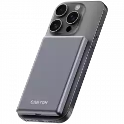 CANYON power bank OnPower 505 slim Magnetic 5000 mAh PD20W Dark Grey