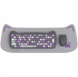 CANYON HSET-W6 EN Keyboard+Mouse Kitty Edition AAA+АА Wireless Violet