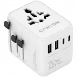 CANYON Travel Adapter OnTour 70 EU/UK/US/AUS 70W White