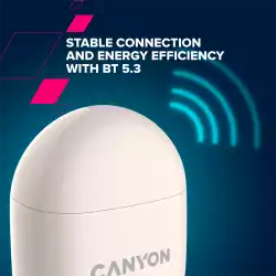 CANYON headset TWS-6 Beige