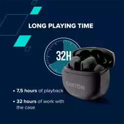 CANYON headset TWS-8 ENC Black