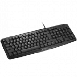 CANYON Wired Keyboard, 104 keys, USB2.0, Black, cable length 1.5m, 443*145*24mm, 0.37kg, Bulgarian