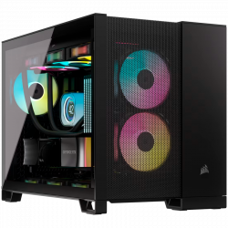 Case Corsair 2500D AIRFLOW, Tempered Glass,Micro-ATX, Black
