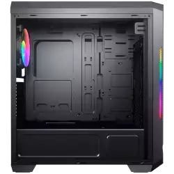 Chassis COUGAR MX331 Mesh-G, Mid Tower, MiniITX/MicroATX/ATX, 204x481x443(mm), USB 3.0 x 2, USB 2.0 x 2, Mic x 1 / Audio x 1, RGB Control Button, Mesh with ARGB strips Front Panel, 120mm x 1(ARGB fan x 1 pre-installed), 4mm Tempered Glass Left Panel