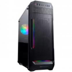 Chassis COUGAR MX331 Mesh-G, Mid Tower, MiniITX/MicroATX/ATX, 204x481x443(mm), USB 3.0 x 2, USB 2.0 x 2, Mic x 1 / Audio x 1, RGB Control Button, Mesh with ARGB strips Front Panel, 120mm x 1(ARGB fan x 1 pre-installed), 4mm Tempered Glass Left Panel
