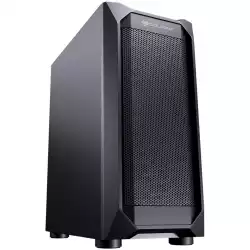 Chassis COUGAR MX410 Mesh, Mid Tower, Mini ITX / Micro ATX / ATX, 210 x 455 x 380 (mm), USB3.0 x 2, USB2.0 x 2, Mic x 1 / Audio x 1, Reset Button, Mesh Front Panel, Pre-installed Fans: Rear 120mm x 1 (Black fan x 1 pre-installed), Metal Left Panel