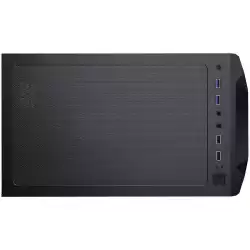 Chassis COUGAR MX410 Mesh, Mid Tower, Mini ITX / Micro ATX / ATX, 210 x 455 x 380 (mm), USB3.0 x 2, USB2.0 x 2, Mic x 1 / Audio x 1, Reset Button, Mesh Front Panel, Pre-installed Fans: Rear 120mm x 1 (Black fan x 1 pre-installed), Metal Left Panel