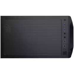 Chassis COUGAR MX410, Mid Tower, Mini ITX / Micro ATX / ATX, 210 x 455 x 380(mm), USB3.0 x 2,USB2.0 x 2,Mic x 1/Audio x 1, RGB Control Button,Front Panel: Acrylic with RGB strips, Pre-installed Fans: Rear 120mm x 1 RGB, Acrylic Transparent Left Panel