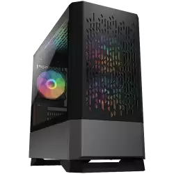 Chassis DELUX DW701 ATX,HDD 4, SSD 3 USB2.0, without PSU, Black