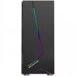 Chassis Eros EN43378, ATX, Micro ATX, USB3.0x1+USB2.0x1, Rainbow LED Front Panel, Left Tempered Glass, Rear SYNC XCR120 Fan