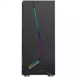 Chassis Eros EN43378, ATX, Micro ATX, USB3.0x1+USB2.0x1, Rainbow LED Front Panel, Left Tempered Glass, Rear SYNC XCR120 Fan